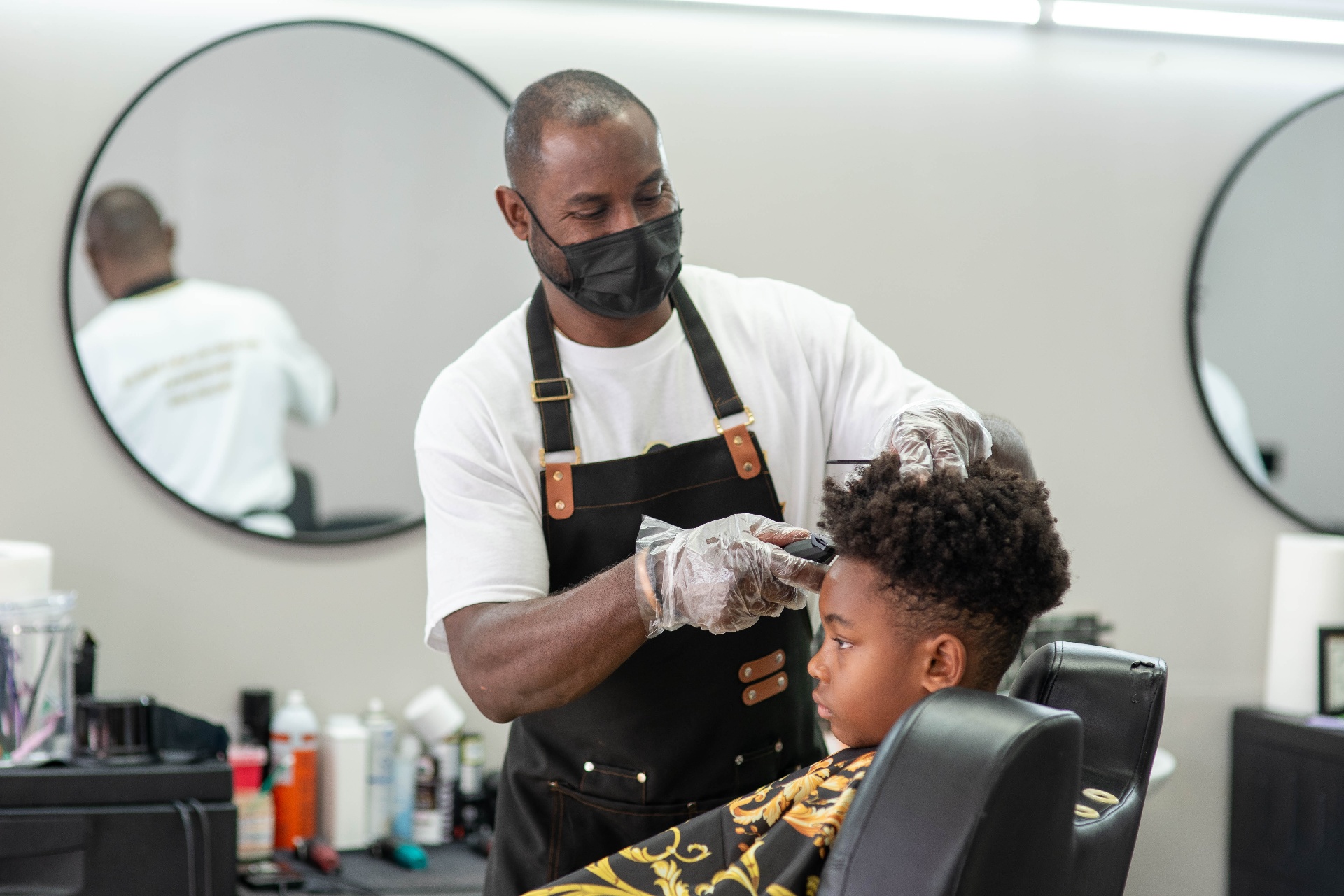 Family-friendly kids cut at Style Masterz Fayetteville